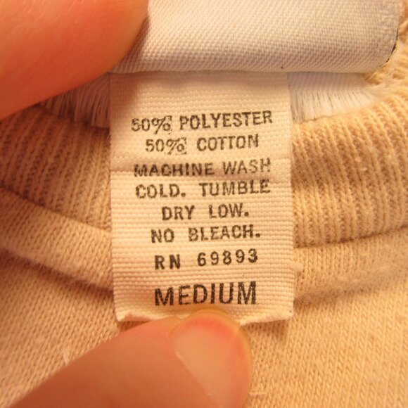 Vintage The Beach Boys Designs Single Stitch Tee Size M Tan - Picture 6 of 13